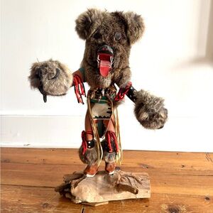 Native American Hopi Bear Kachina Doll